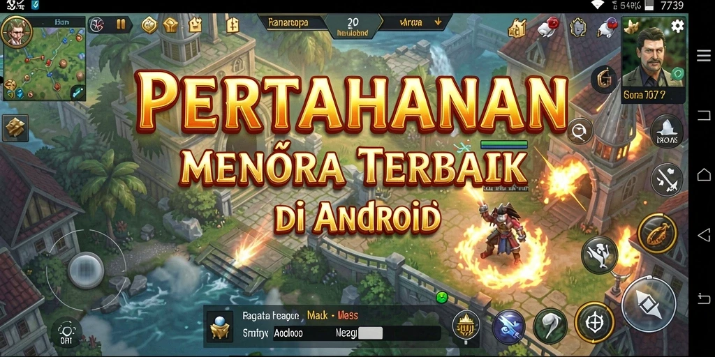Tampilan gameplay seru dan menantang di Tower Defense.
