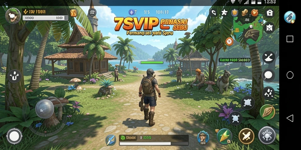 Tampilan gameplay seru dari 7SVIP dengan berbagai mini game menarik.