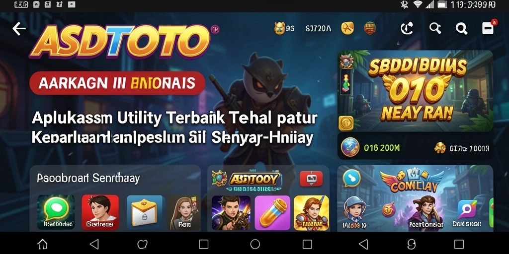 Tampilan antarmuka pengguna ASDTOTO yang sederhana dan fungsional.