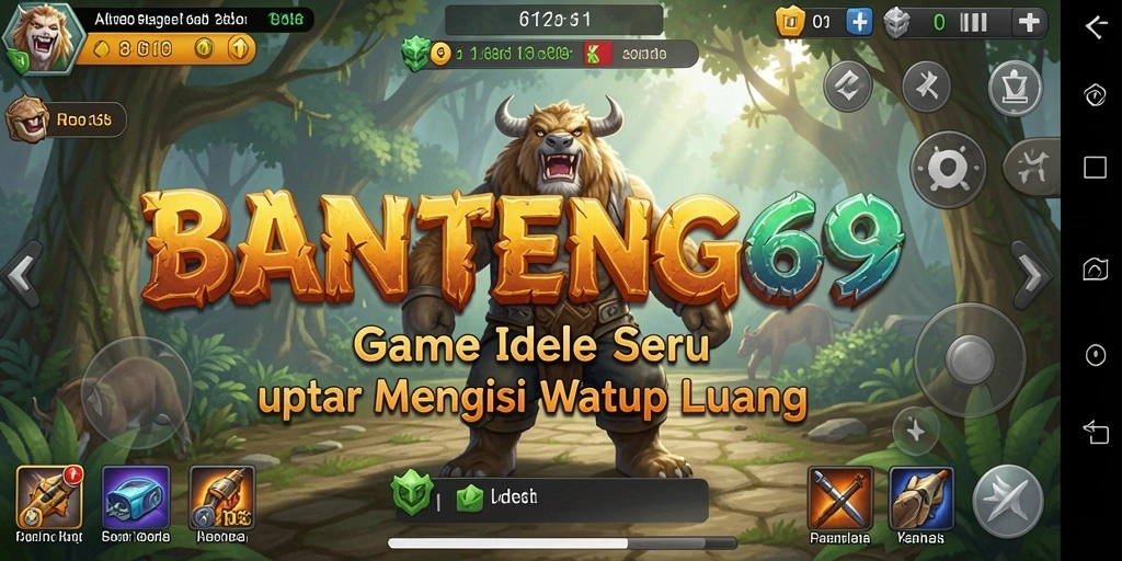 Tampilan gameplay menawan dari BANTENG69 yang menampilkan strategis Idle.
