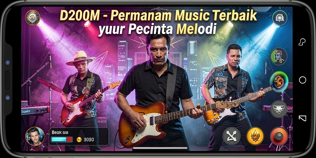 Tampilan gameplay D200M yang seru dan menarik.