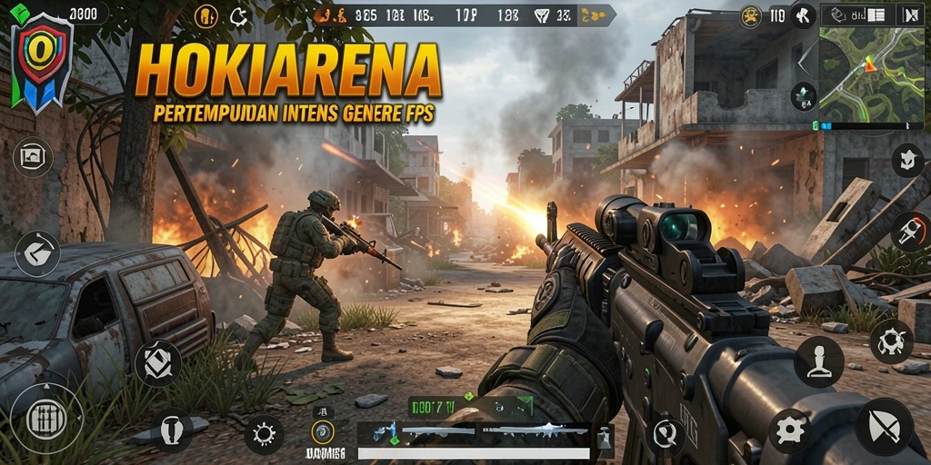 Tampilan menakjubkan dari gameplay HOKIARENA yang epik.