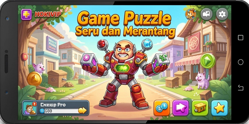 Tangkapan layar gameplay <strong>HOKIVIP</strong> yang menampilkan tantangan puzzle yang menantang.