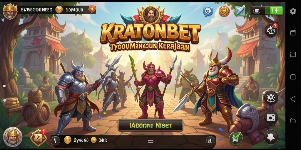Screenshot gameplay KRATONBET yang menarik dan penuh strategi.