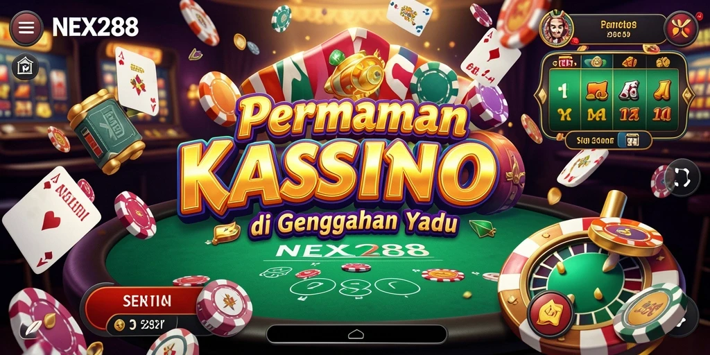 Tampilan seru dan mendebarkan dari permainan Kasino di NEX288.