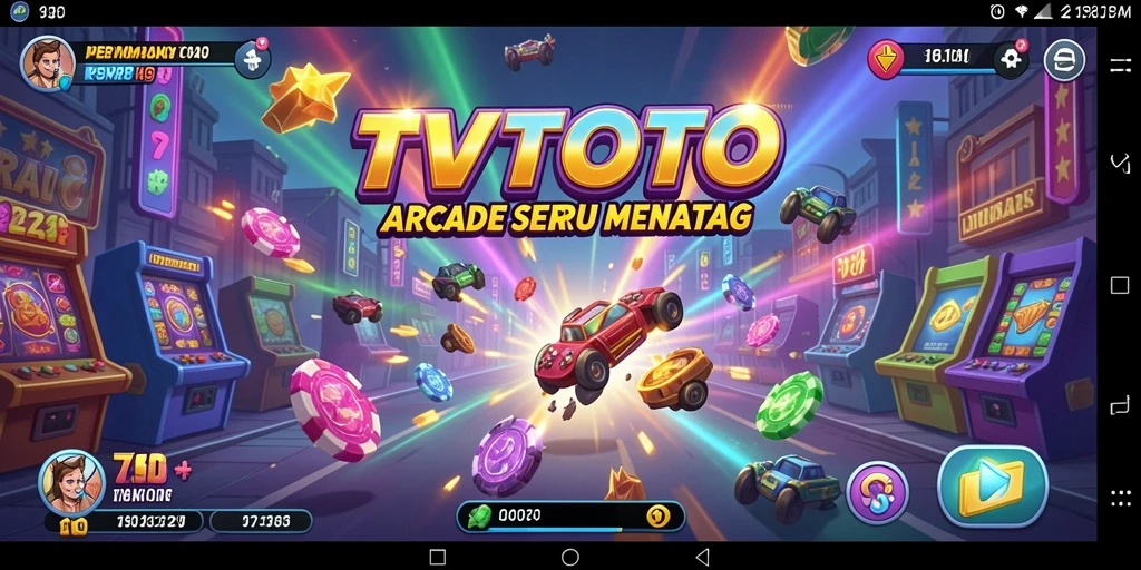 Tangkapan layar permainan TVTOTO menampilkan momen seru dan penuh aksi.